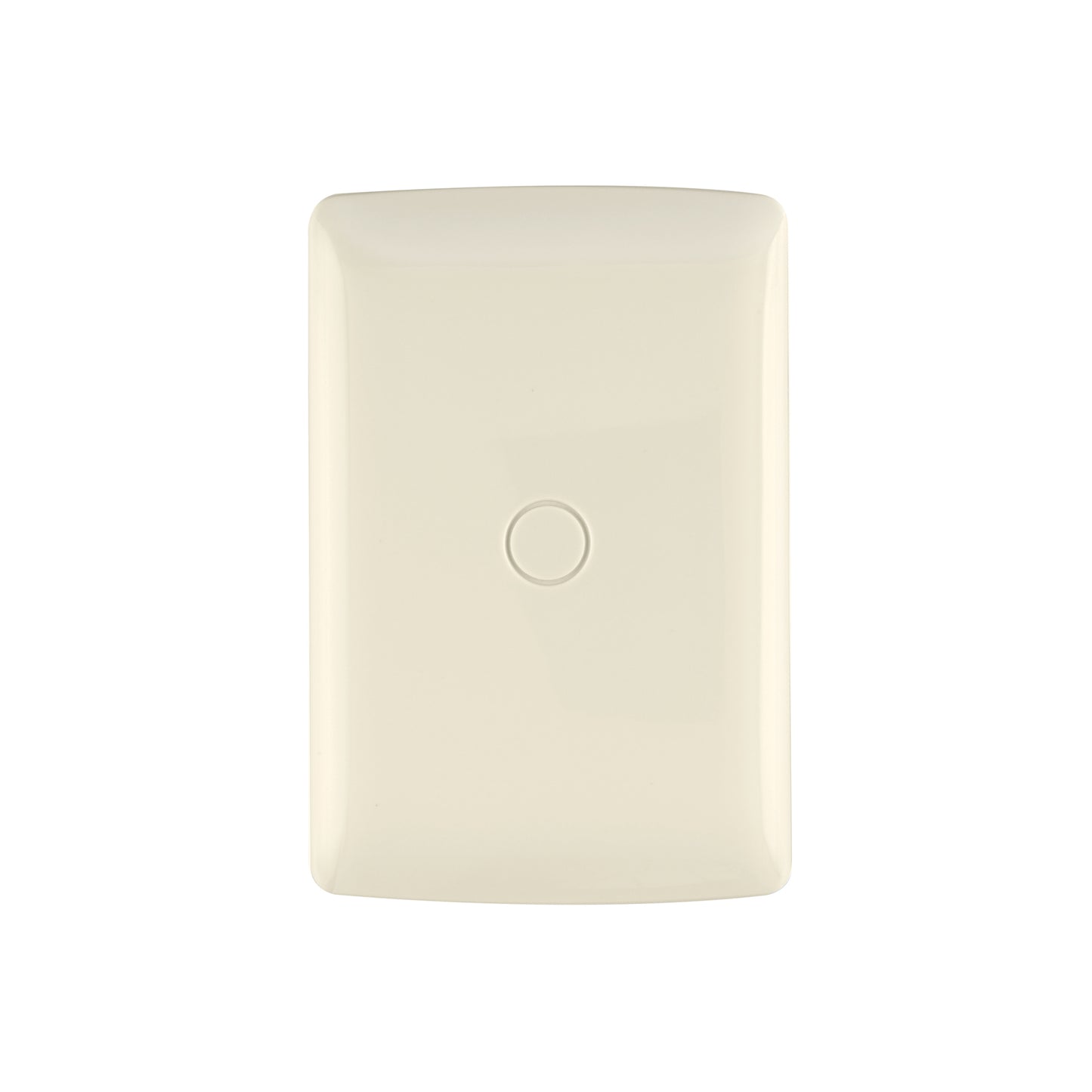 Placa de ABS ciega, línea Italiana, color marfil, Volteck | PPC-I | 46144