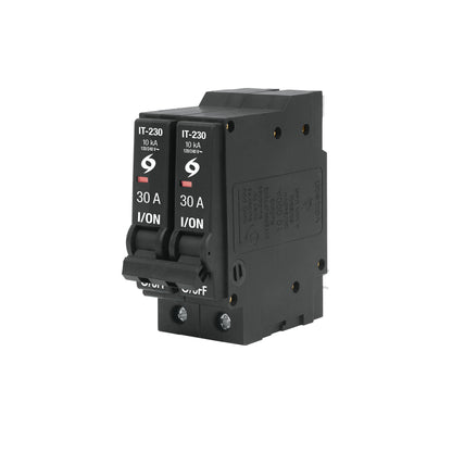 Interruptor de 2 polos 30A, enchufable, a granel, VOLTECK | IT-230G | 45878