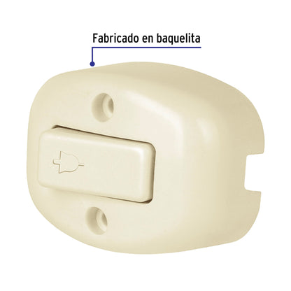 Interruptor de sobreponer para timbre, Volteck | APSO-TI | 46010