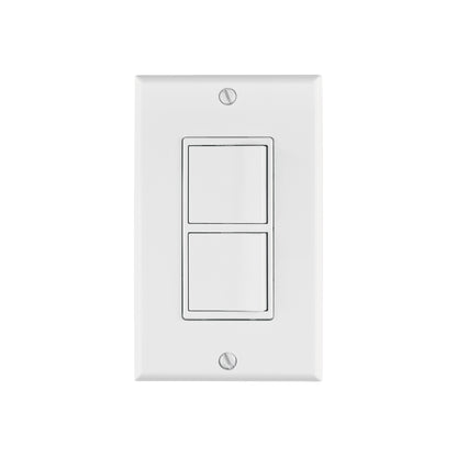 Placa armada con 2 interruptores sencillos, línea Classic | PA-APDO-CL | 46338