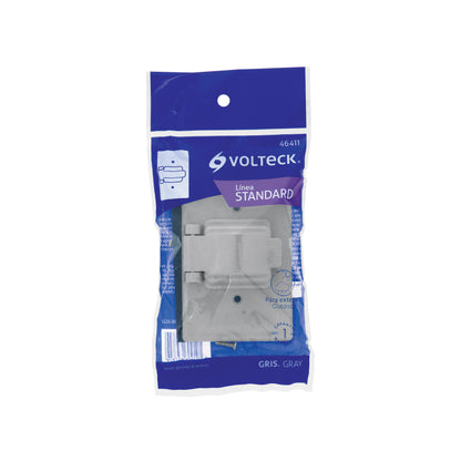 Placa contacto redondo, policarbonato,p/intemperie, Standard | PPIN-SES | 46411