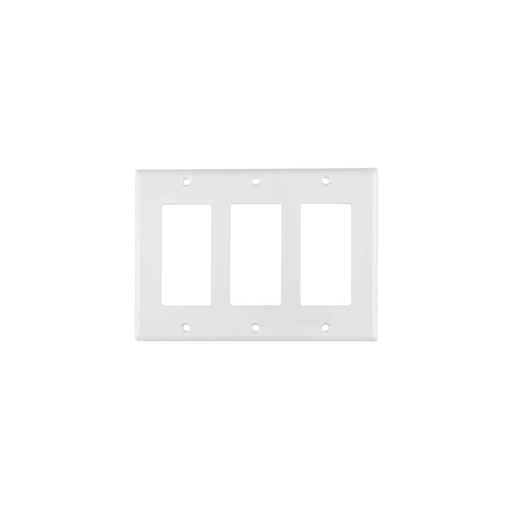 Placa 3 ventanas, de policarbonato, línea Classic, Volteck | PPTR-CL | 46420