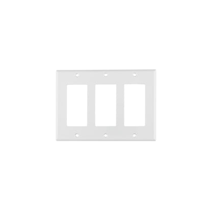 Placa 3 ventanas, de policarbonato, línea Classic, Volteck | PPTR-CL | 46420