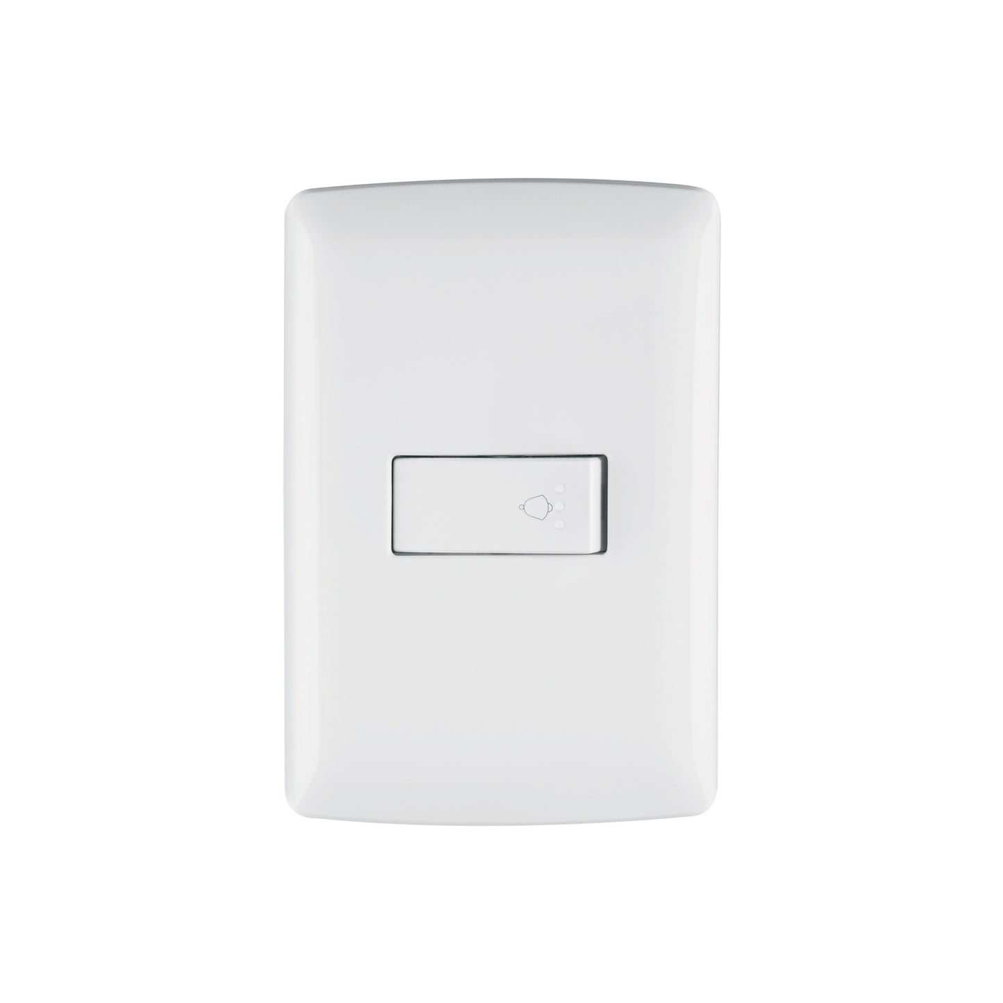 Placa armada con timbre, blanco, línea Italiana., Volteck | PA-TI-IB | 46465