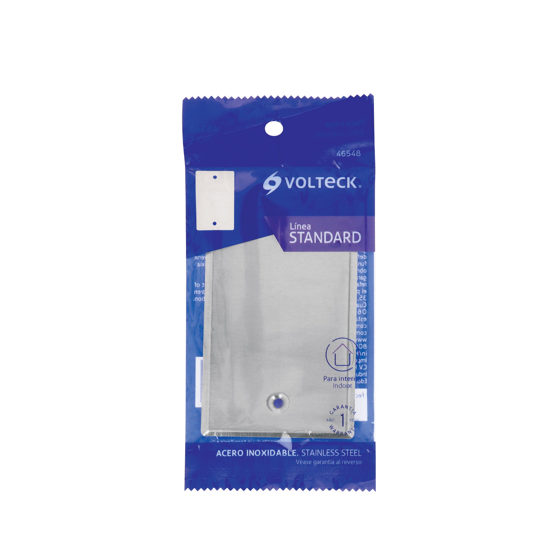 Placa de Acero Inoxidable ciega, Línea Standard | PICI-S | 46548