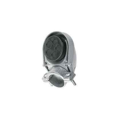 Mufa con abrazadera para tubo 1', Volteck | MUFA-1 | 46940