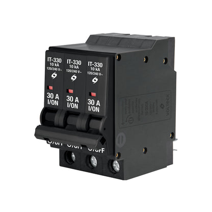 Interruptor de 3 polos 30A, enchufable, VOLTECK | IT-330 | 47515