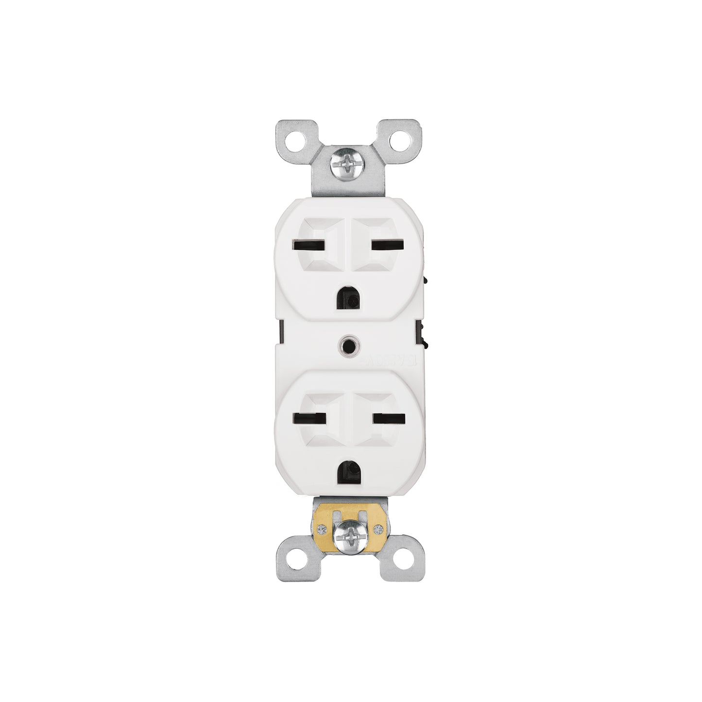 Contacto dúplex, cara de chino, Standard, blanco, Volteck | CODO-CHSB | 47722