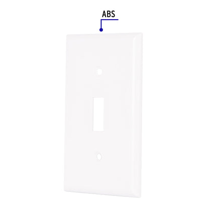 Placa de ABS para interruptor vertical, Standard, blanco | PPAP-SB | 47726