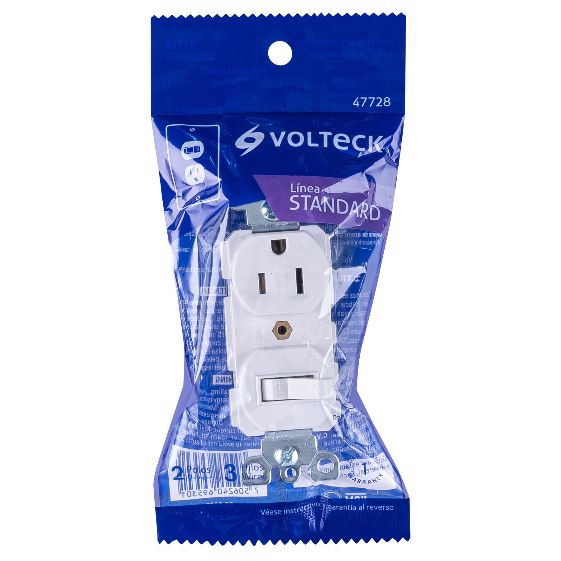 Interruptor de palanca con contacto, Standard, blanco | COAP-SB | 47728