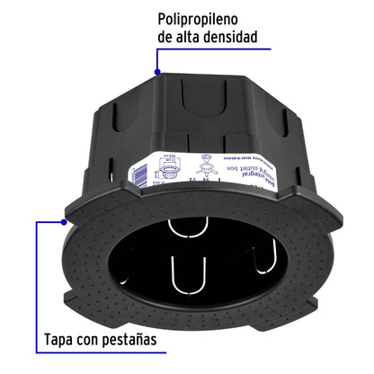 Bote integral de 10 cm, aro interno de 11 cm, Volteck | BOIN-1011 | 48375